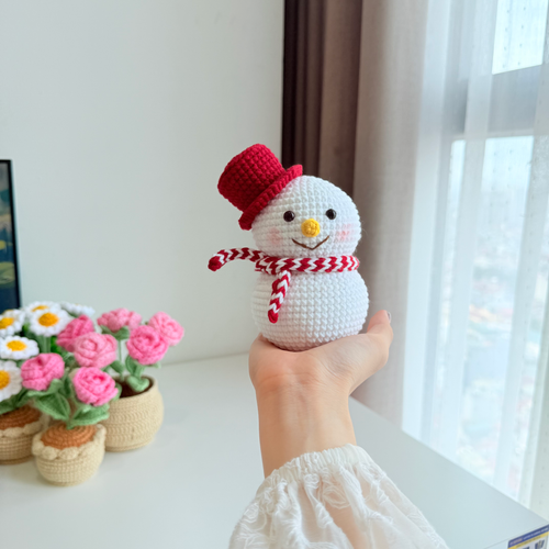 Crochet Christmas Mochi - Handmade Cozy Holiday Charm