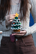 Handmade Crochet Christmas Tree Ornament - Cozy Holiday Tree Decor