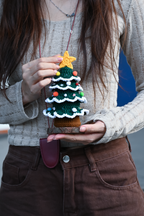 Handmade Crochet Christmas Tree Ornament - Cozy Holiday Tree Decor