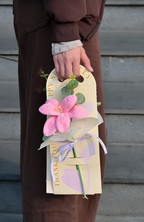 Handmade Crochet Flower Greeting Card - A Heartfelt Handmade Gift