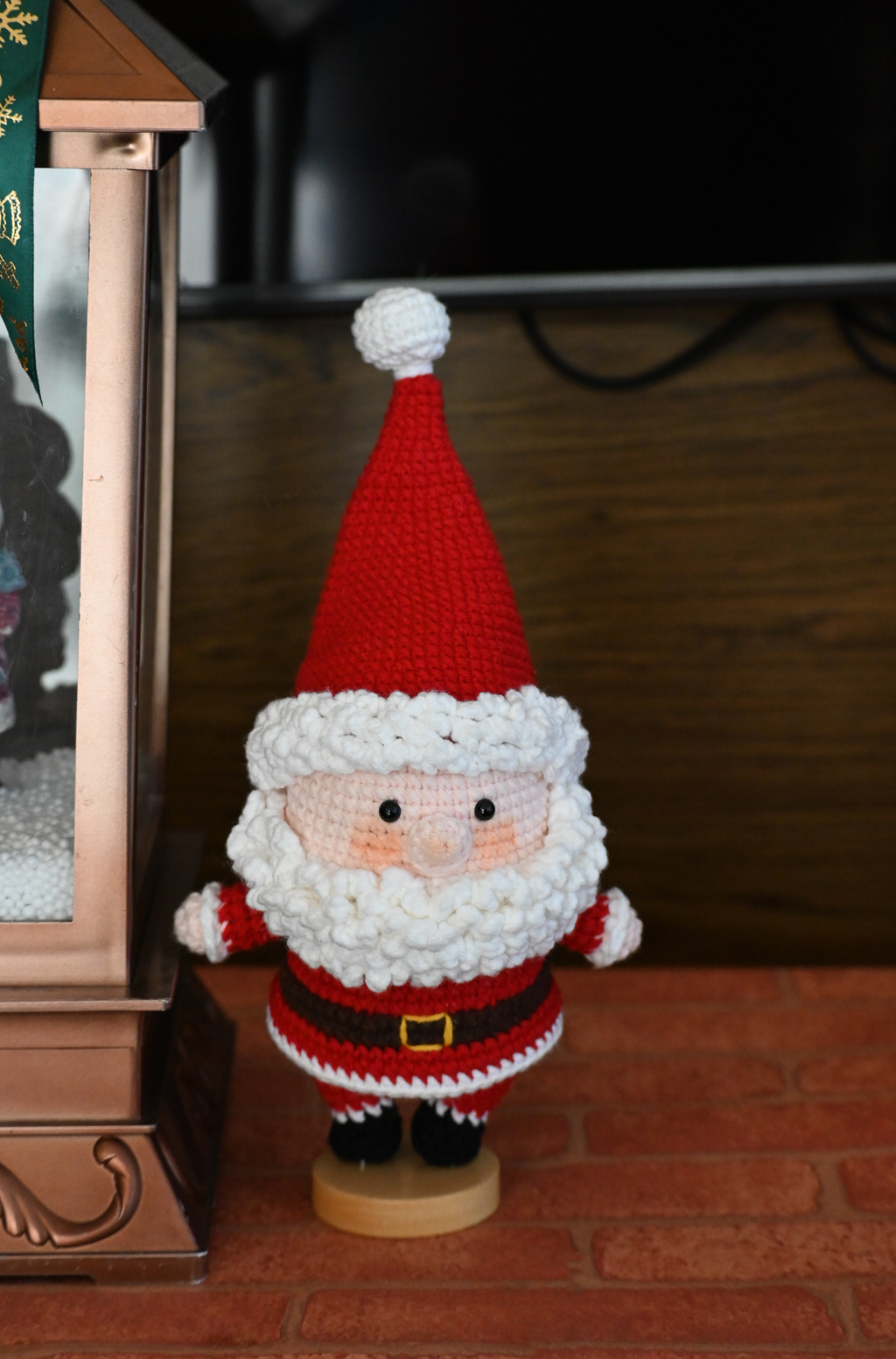 Handmade Crochet Santa Claus - Holiday Decor, Crochet Xmas Gift