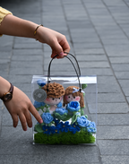 Cute Couple Flower Box –  Handmade Gift for Someone Special