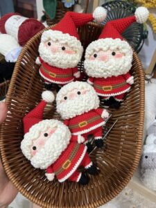 Handmade Crochet Santa Claus Doll – Bring Joy and Warmth to Your Christmas.